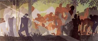 Jacob Lawrence and Aaron Douglas