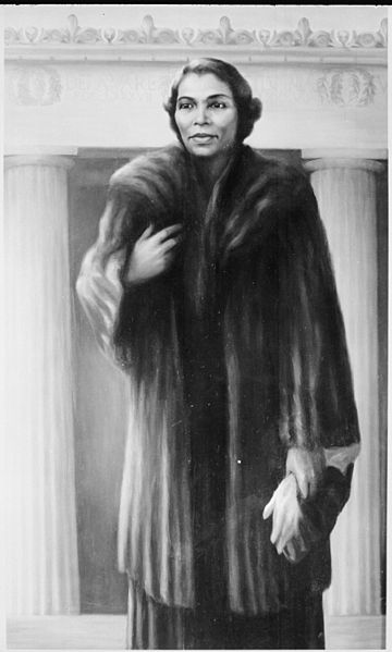 A Portrait of Marian Anderson, painted by Betsy Graves