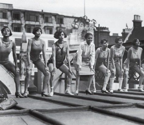 Blackbirds of 1926 Florence Mills and Chorus Rehearse 1926 Roof of London Pavilion
