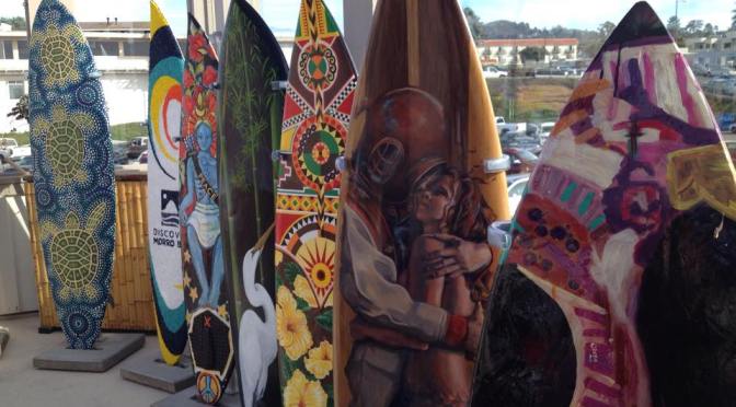Did you miss it! The First Annual Surfboard Art Festival @morrobayinbloom #NoCriticsJustArtists