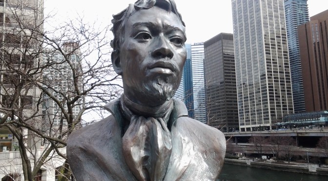 The Art of Freedom: First documented resident of US city, @chicagosmayor & Haitian native, Jean Baptiste Point du Sable #NoCriticsJustArtists