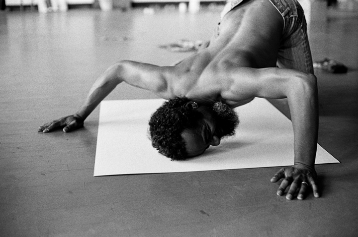 David Hammons (born 1943) is a sculptor, installation and performance African American artist from Springfield IL in the 1960's