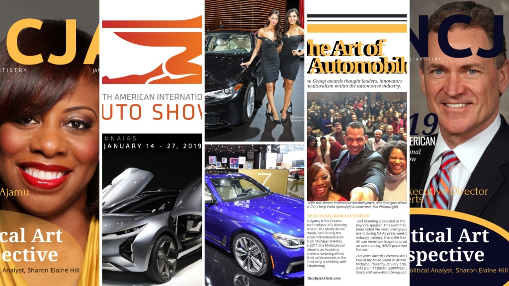 Out Now! #January 2019 *double #issue – NCJA MAGAZINE FT. #American #Entrepreneur , @CherylAjamu & @NAIASDETROIT #Automotive #Executive #RODalberts #NAIAS2019 #NOCRITICSJUSTARTISTS