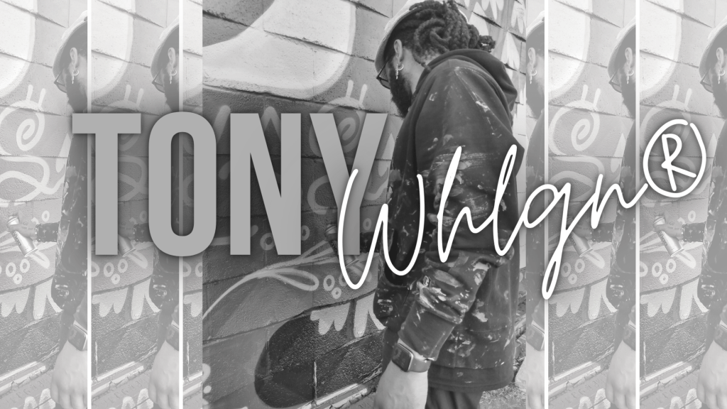 the 🎨art of… #Visualartist Tony @Whlgn @theWHLGN #Whlgn® #nocriticsjustartists