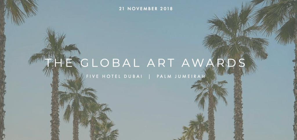 Do Not Miss It!!! The 2018 @GlobalArtAwards in @VisitDubai , at the @FivePalmDubai #Penthouse #Dubai #NoCriticsJustArtists